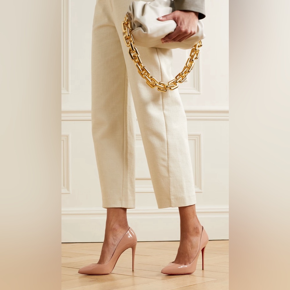 Christian Louboutin | Pigalle | Nude Patent Leather | 120 | Size: 37 | BNIB